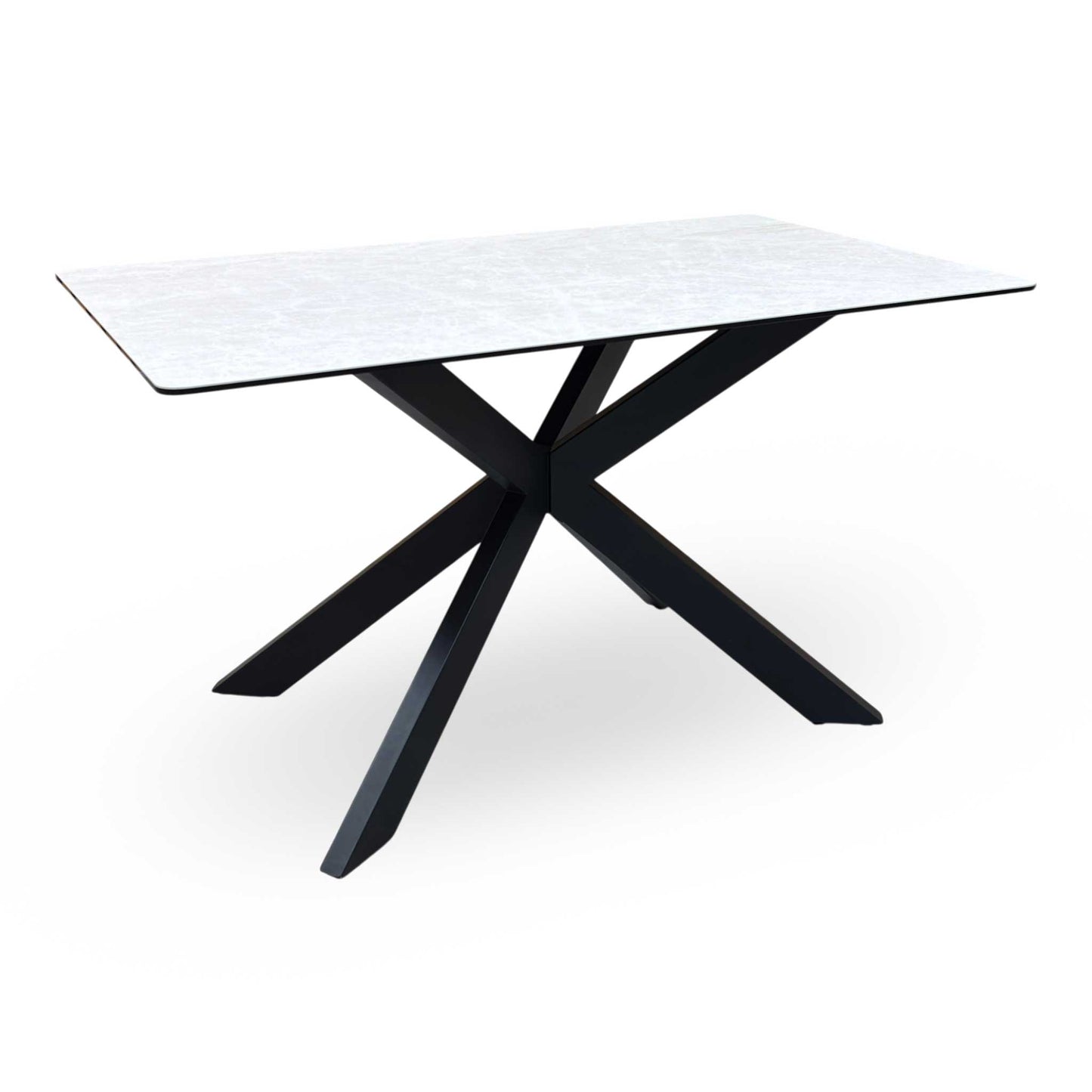 ‘Luno’ Ceramic Top Fixed Dining Table