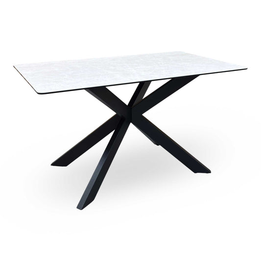 ‘Luno’ Ceramic Top Fixed Dining Table