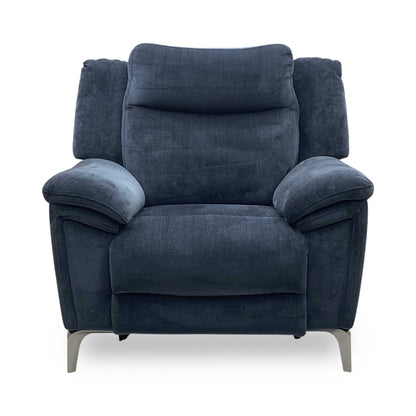 ‘Panache' Manhattan Indigo 58009 Fabric Power Recliner Chair