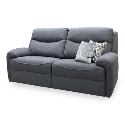 G Plan ‘Amesbury’ A943 Roche Slate Grey Fabric 3 Seater Sofa
