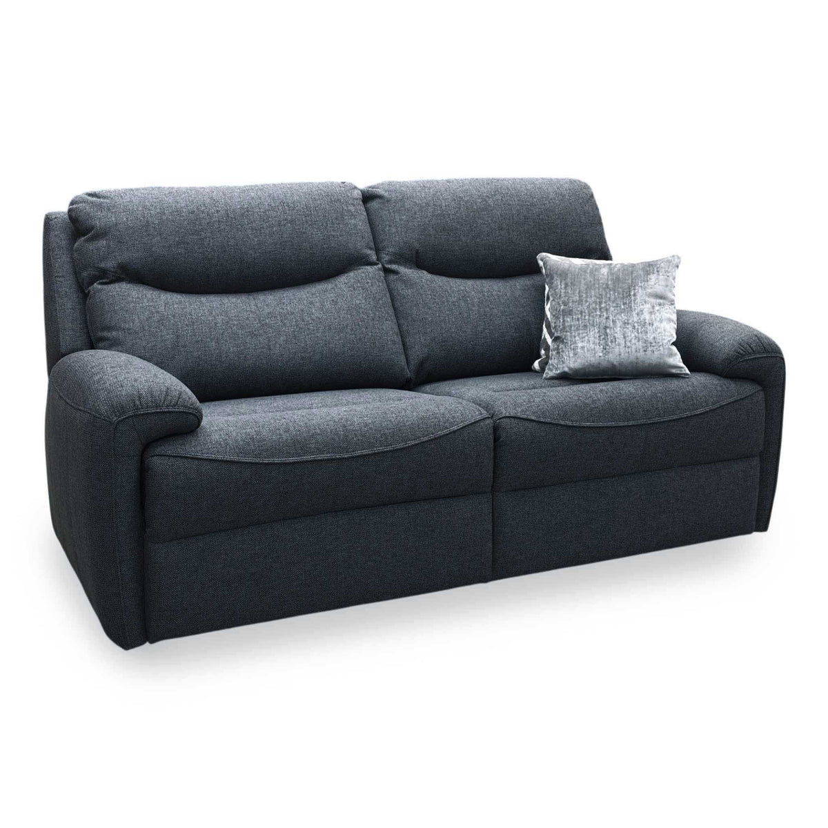 G Plan Amesbury A943 Roche Slate Grey Fabric 3 Seater Sofa