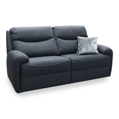 G Plan Amesbury A943 Roche Slate Grey Fabric 3 Seater Sofa