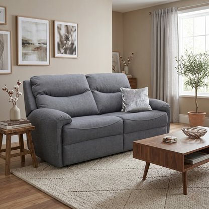 G Plan ‘Amesbury’ A943 Roche Slate Grey Fabric 3 Seater Sofa