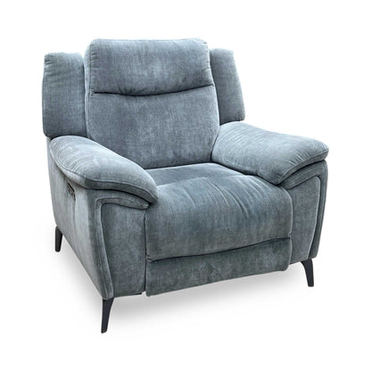 ‘Panache’ Manhattan Charcoal Grey 58003 Fabric Power Recliner Chair