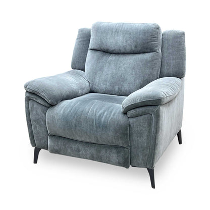 ‘Panache’ Manhattan Charcoal Grey 58003 Fabric Power Recliner Chair