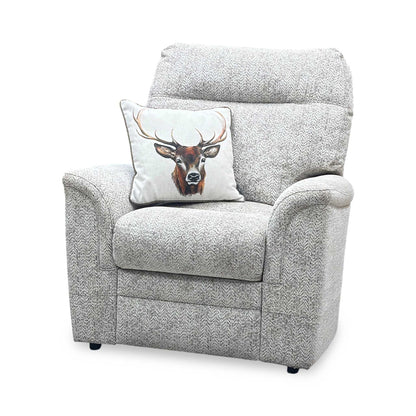 Parker Knoll ‘Hudson 23’ Ida Stone 006035-0055 Fabric Chair