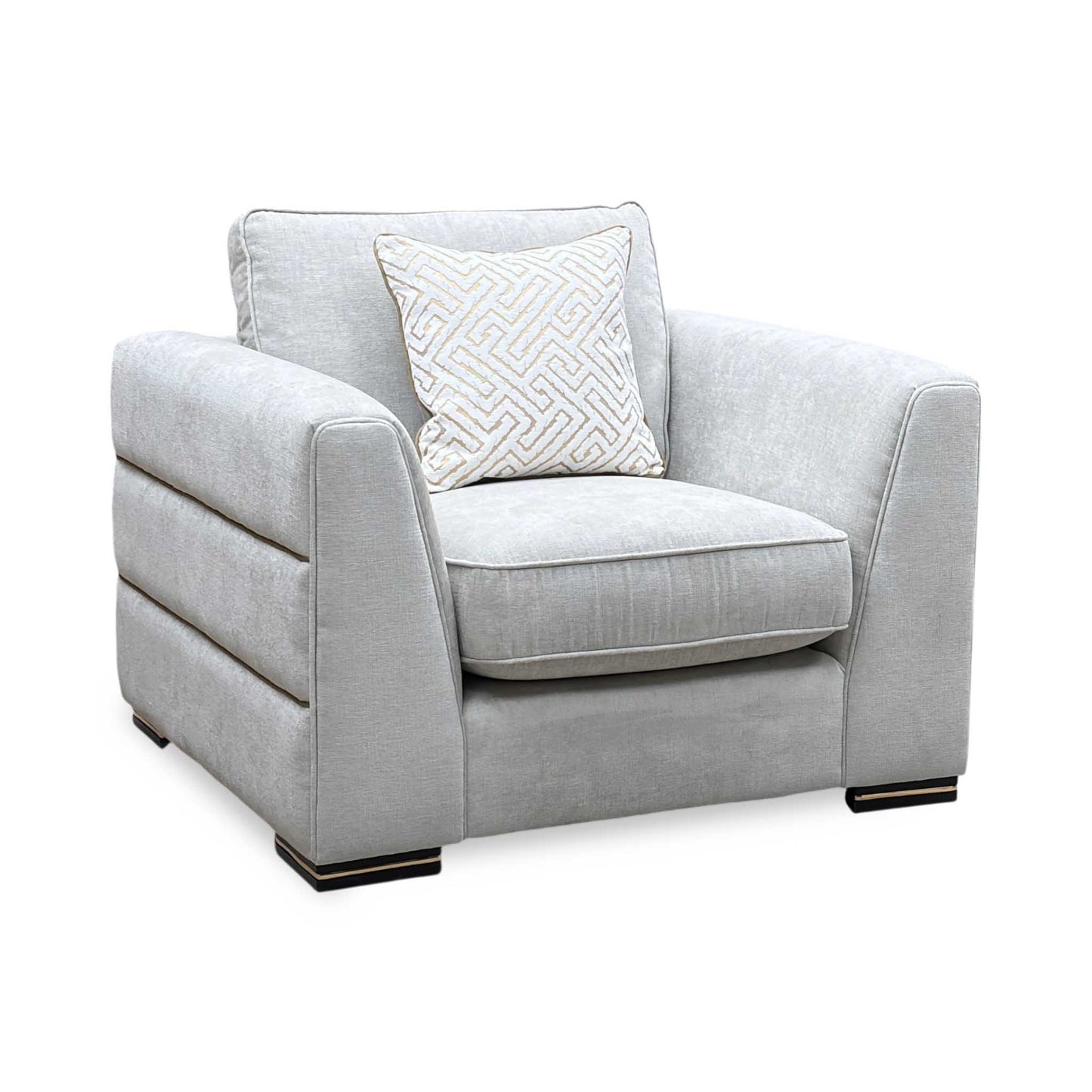 ‘Bellissimo’ Light Grey Fabric Chair