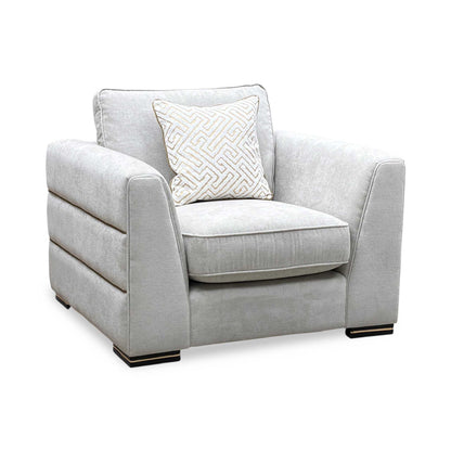 ‘Bellissimo’ Light Grey Fabric Chair