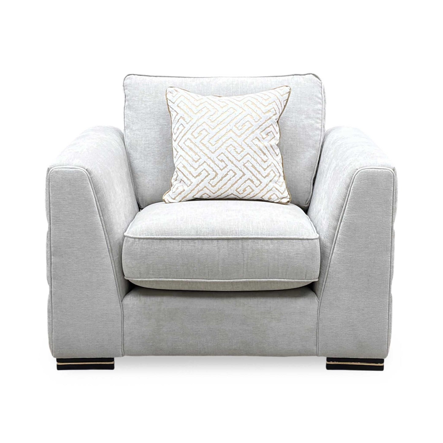 ‘Bellissimo’ Light Grey Fabric Chair