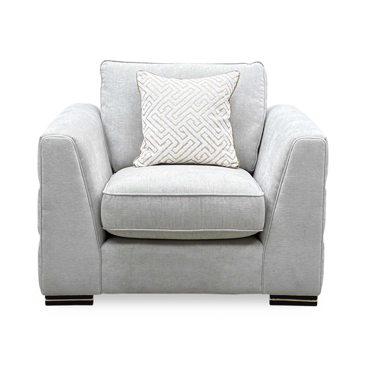 ‘Bellissimo’ Light Grey Fabric Chair