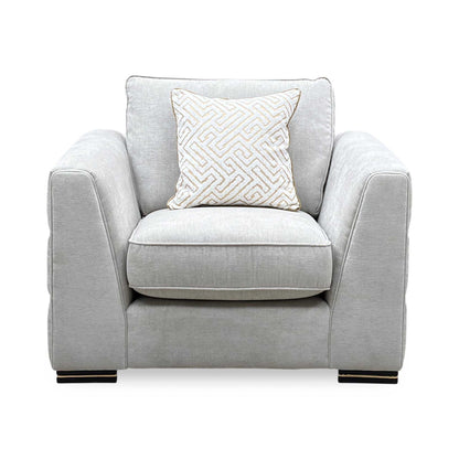 ‘Bellissimo’ Light Grey Fabric Chair