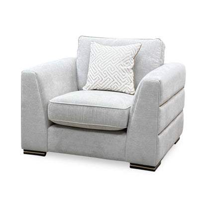 ‘Bellissimo’ Light Grey Fabric Chair