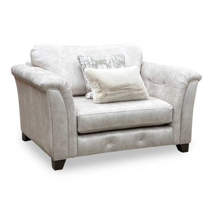 ‘Aura’ Kenzo Cream Dw Ft Fabric Love Chair