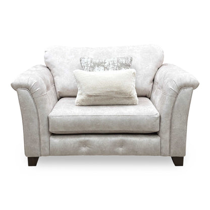 ‘Aura’ Kenzo Cream Dw Ft Fabric Love Chair