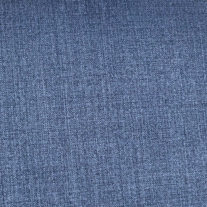 ‘Hamilton’ Dark Blue Fabric Roll Back Button Back Pair of Dining Chairs