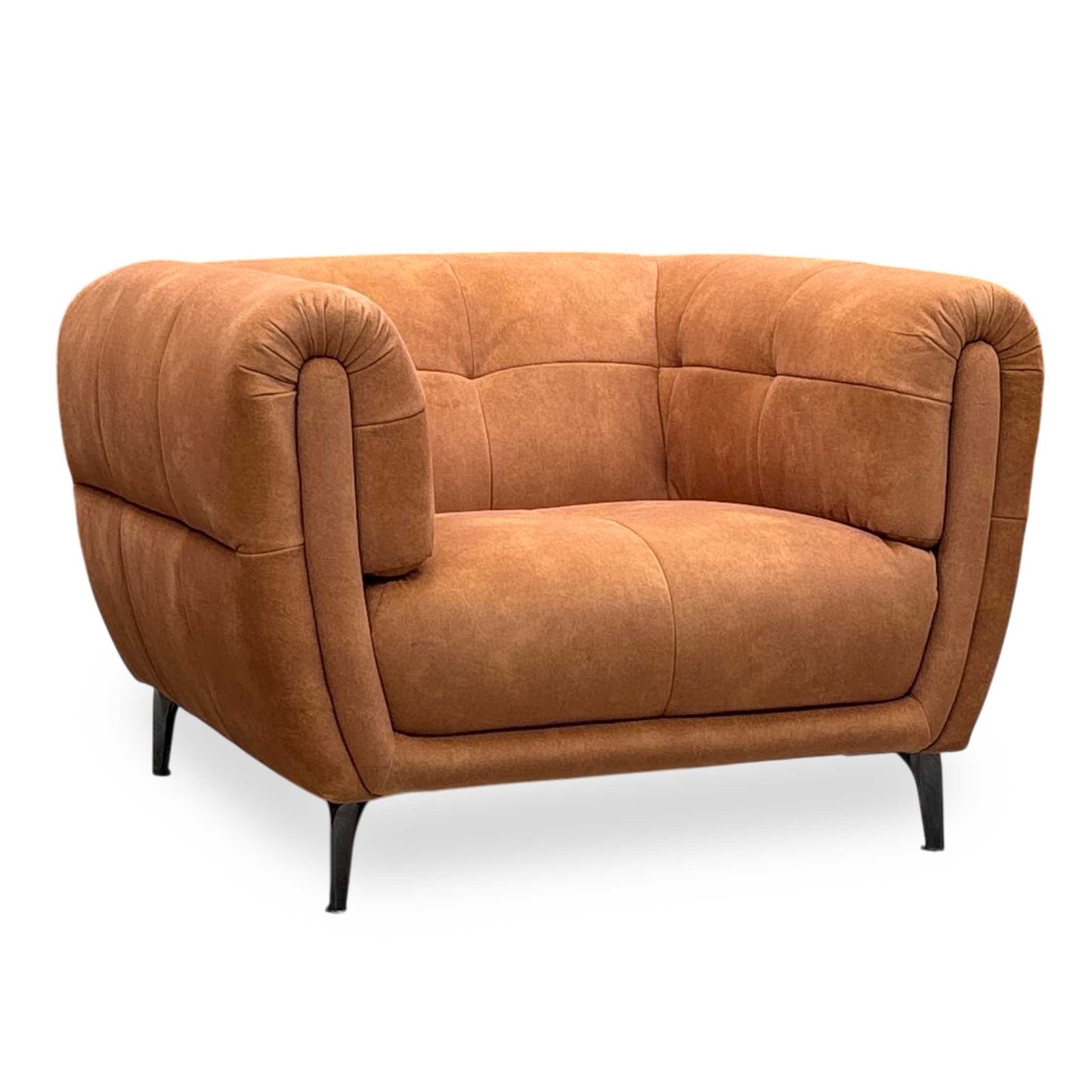 ‘Sienna’ Dexter Pumpkin 43509 Fabric Armchair