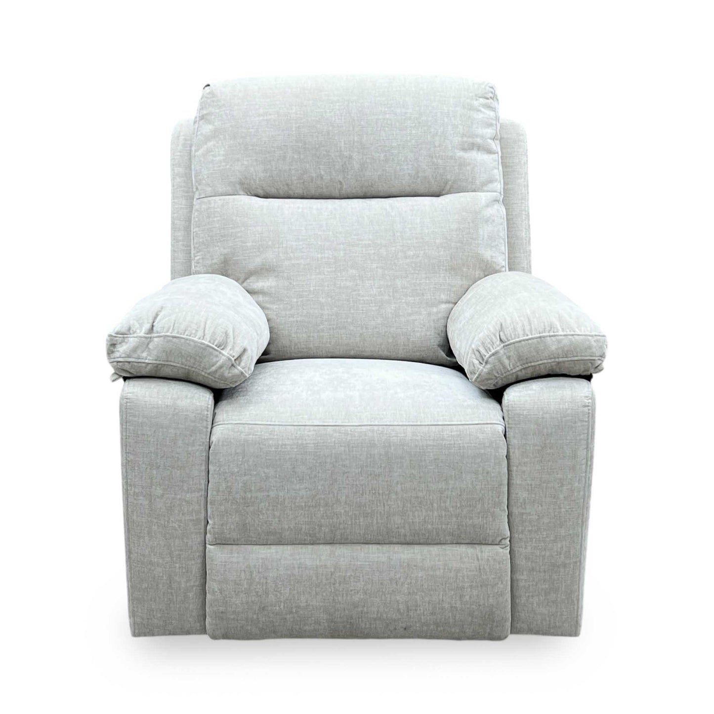 'Fenway' Beige Woven Fabric Manual Recliner Armchair