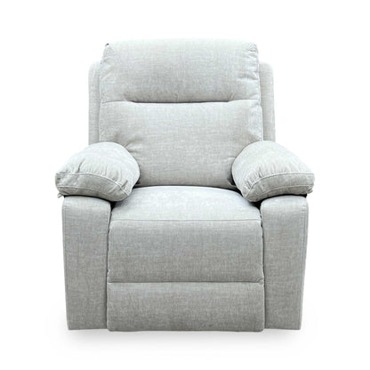'Fenway' Beige Woven Fabric Manual Recliner Armchair
