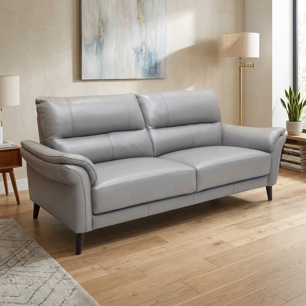 'Winner' Oslo Cat-40/15 Elephant Leather 3 Seater Sofa