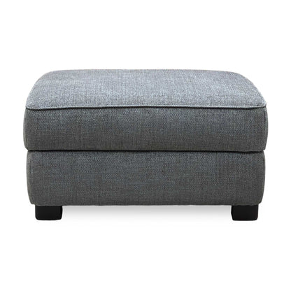 ‘Elora’ Kento 301 Warm Grey Dbf Fabric Large Storage Footstool