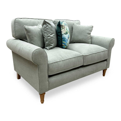 'William' Cosmo Olive Green Fabric 2 Seater Sofa