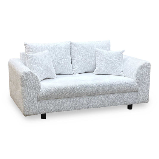 ‘Rune’ Natural Boucle Fabric 2 Seater Sofa