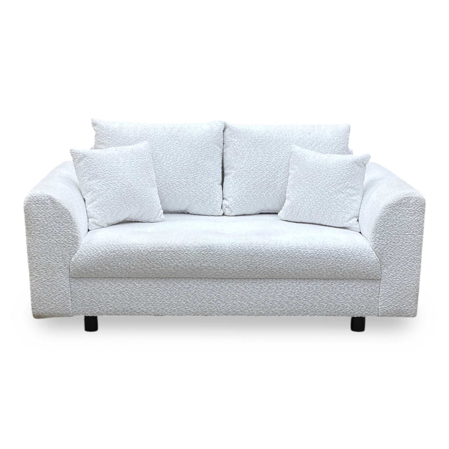 ‘Rune’ Natural Boucle Fabric 2 Seater Sofa