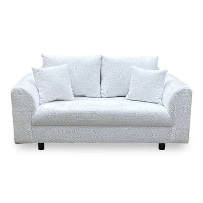 ‘Rune’ Natural Boucle Fabric 2 Seater Sofa