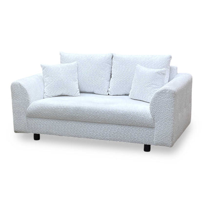 ‘Rune’ Natural Boucle Fabric 2 Seater Sofa