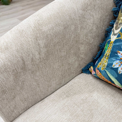 'Regal' Natural Fabric Tub Chair
