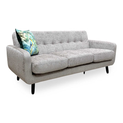 'Oslo' Natural Fabric 3 Seater Sofa