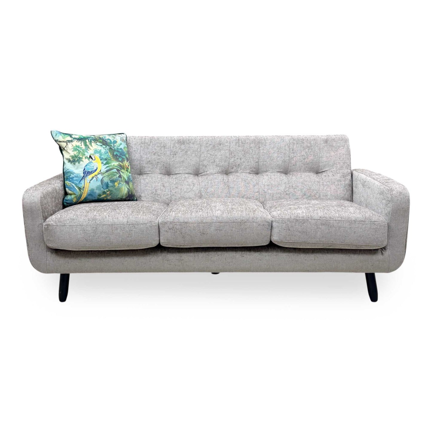 'Oslo' Natural Fabric 3 Seater Sofa