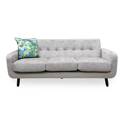'Oslo' Natural Fabric 3 Seater Sofa
