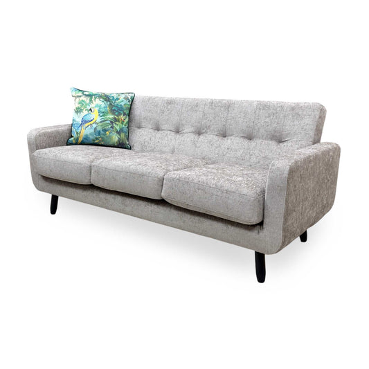 'Oslo' Natural Fabric 3 Seater Sofa