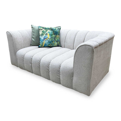 Michelle Keegan Home 'Mikah' Natural Fabric 2 Seater Fabric Sofa