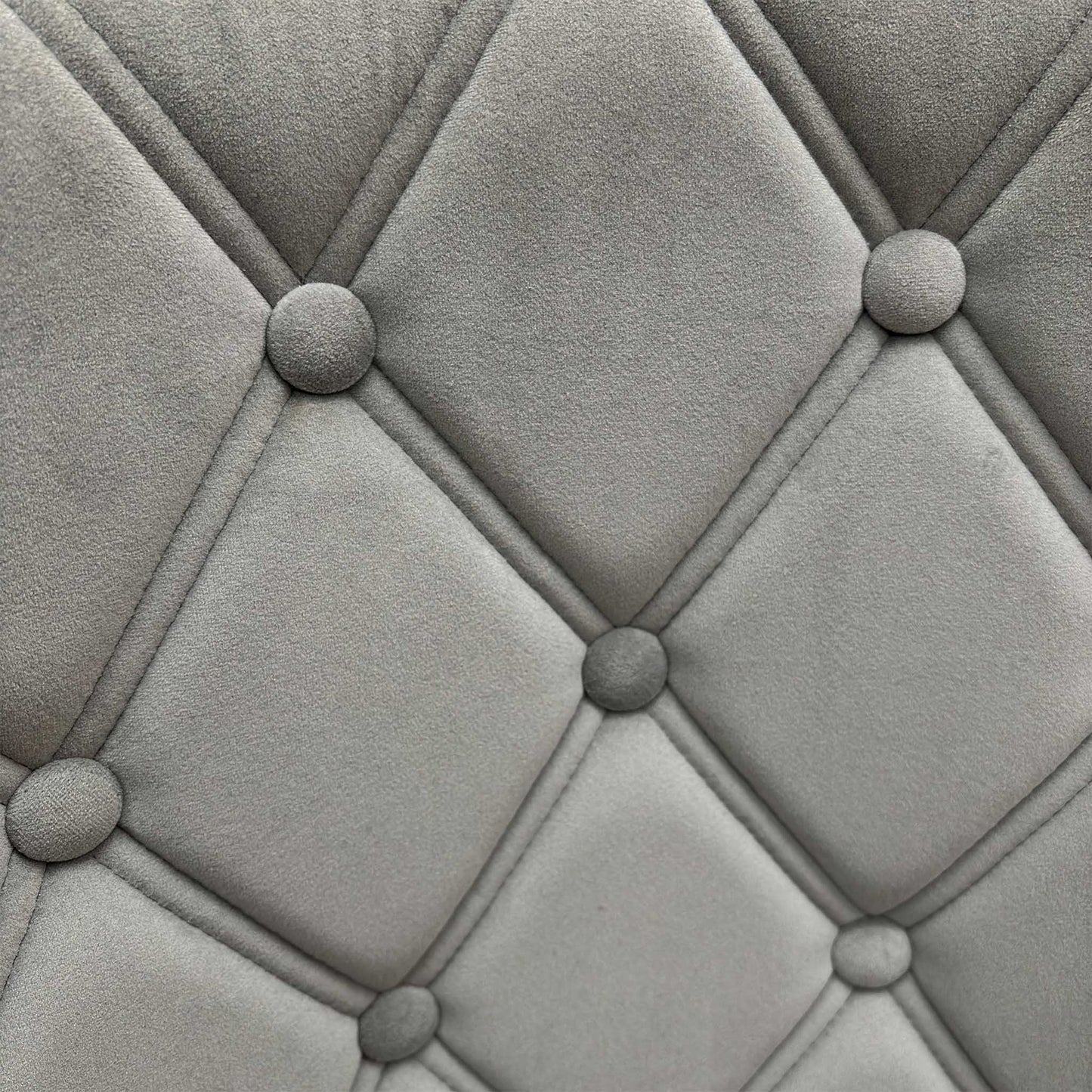 ‘Donnie’ Grey Fabric Set of 4 Dining Chairs
