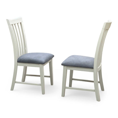 Side perspective profile view of a chair, demonstrating the supportive, slight recline angle of the high backrest and the balanced proportions of the front and rear taupe legs.