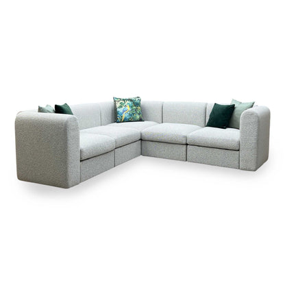 ‘New Sofables’ So Together Oatmeal Fabric Non Fluted Modular Corner Sofa
