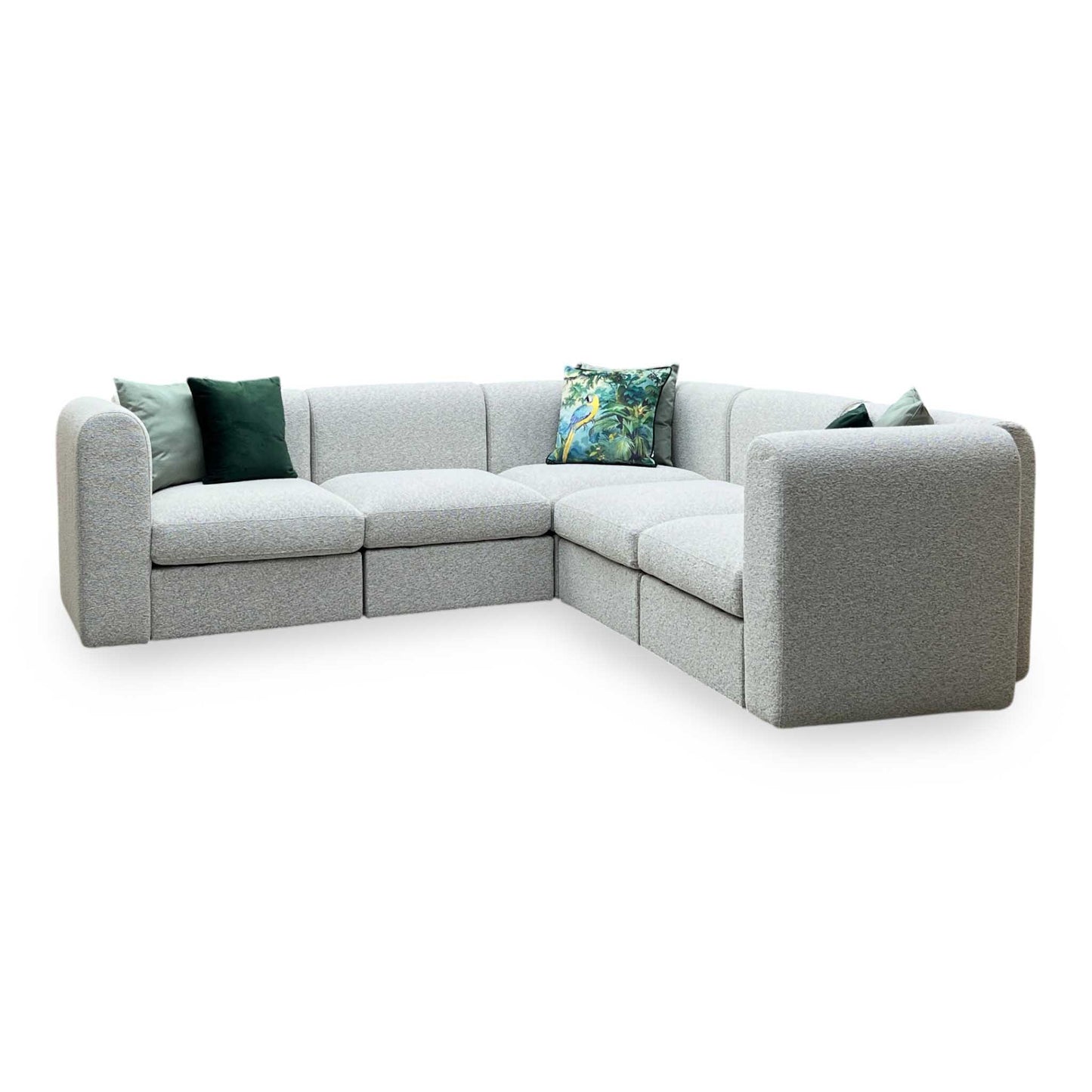 ‘New Sofables’ So Together Oatmeal Fabric Non Fluted Modular Corner Sofa
