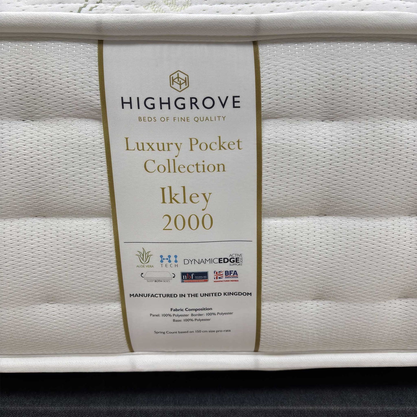 ‘Ikley’ 2000 Pocket Sprung Mattress - King