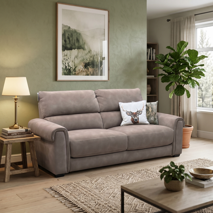 ‘Nixon’ Dexter Sand 43507 Fabric 3 Seater Sofa