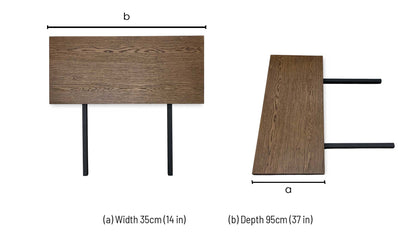 ‘Venus’ Jupiter Finish 35cm Dining Table Extension Leaf