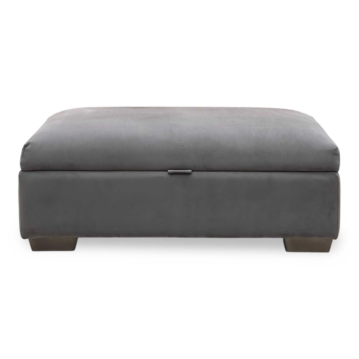 Parker Knoll ‘Hudson 23’ Brown Fabric Storage Footstool