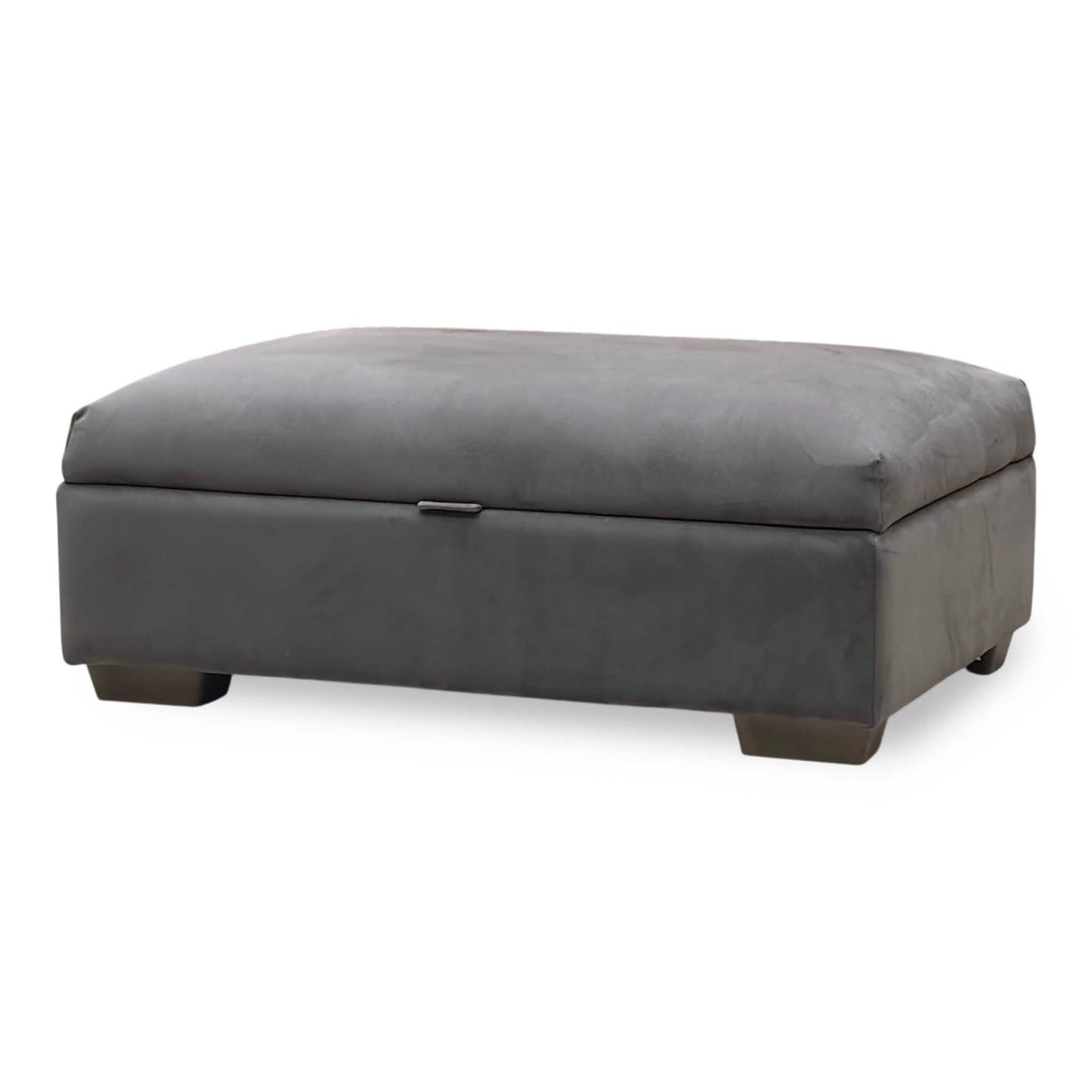 Parker Knoll ‘Hudson 23’ Brown Fabric Storage Footstool