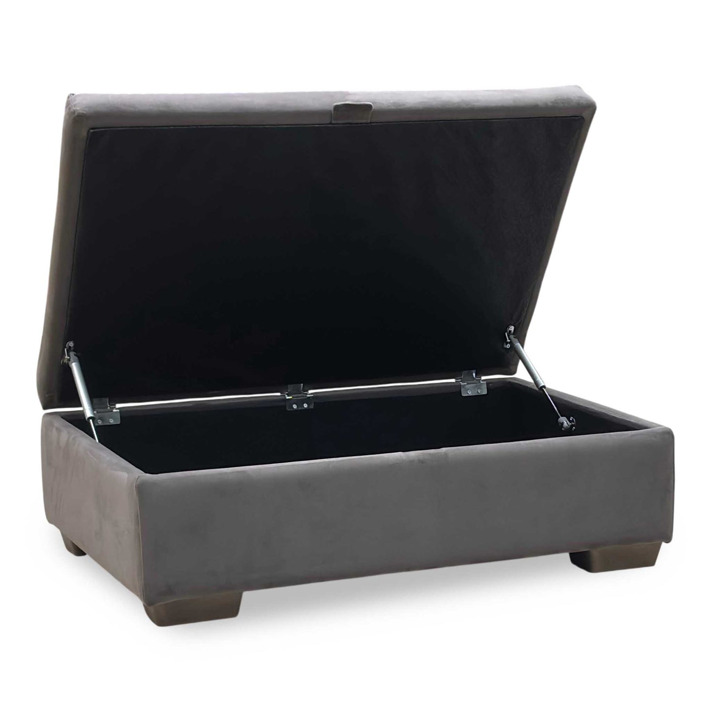 Parker Knoll ‘Hudson 23’ Brown Fabric Storage Footstool