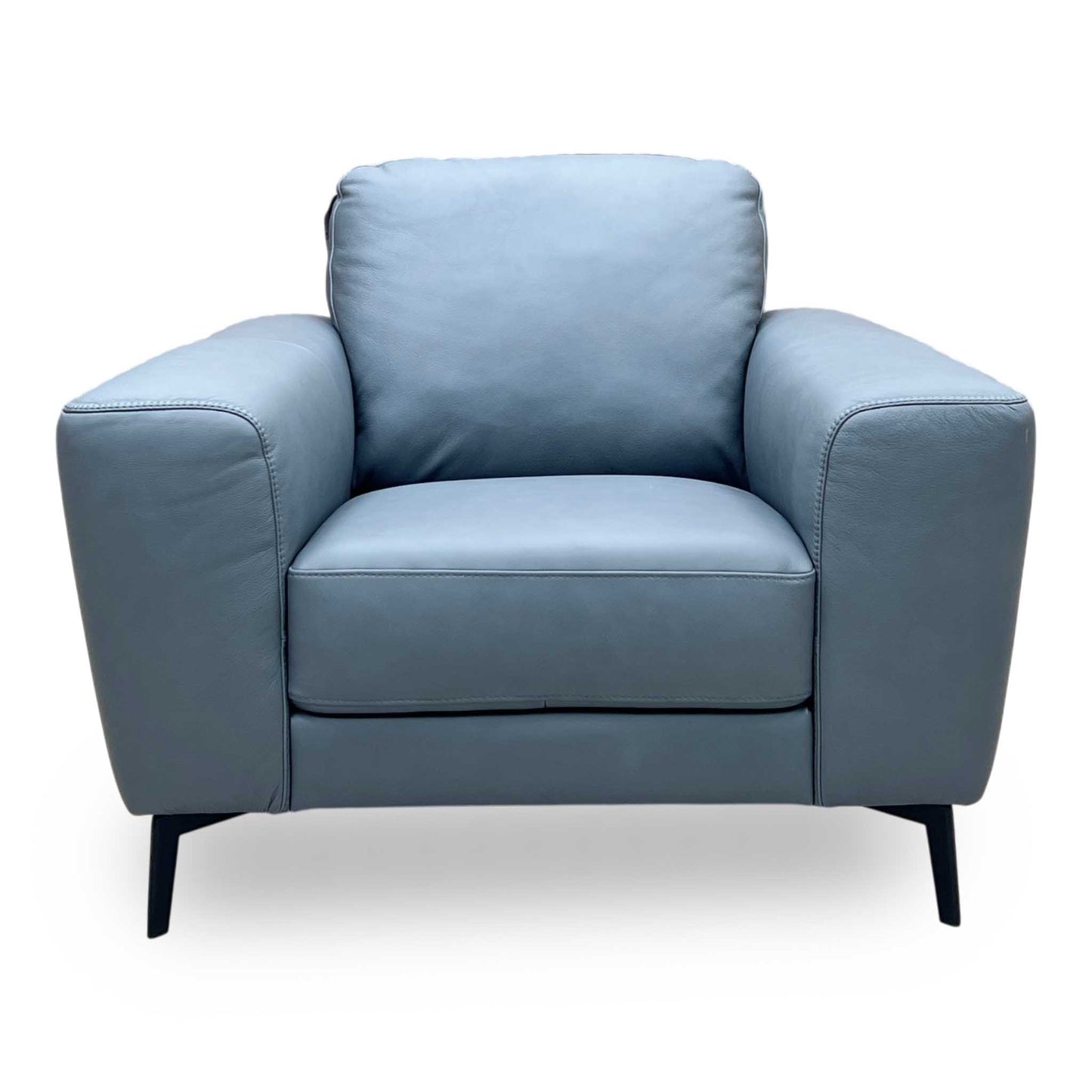 ‘Bocelli’ Tatto Grey 4370 Leather Chair