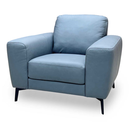 ‘Bocelli’ Tatto Grey 4370 Leather Chair