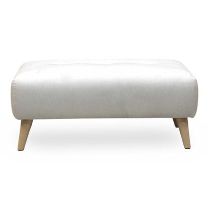 ‘Penny’ Beige Fabric Bench Stool