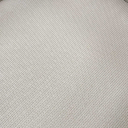 ‘Atlas’ White Corduroy Fabric Swivel Dining Chair - Set Of 4