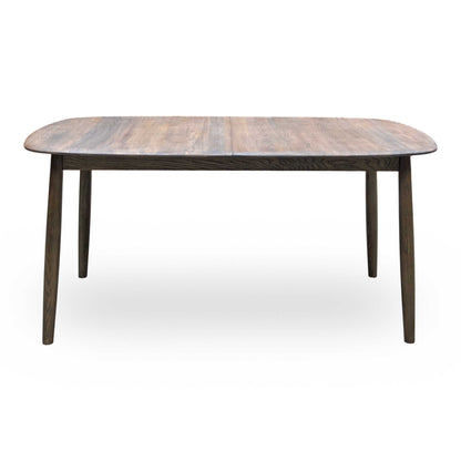 ‘Stockholm’ Dark Oak Solid Oak Large Extending Dining Table Furniture Village